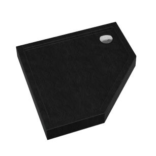 Brodzik CAMERON BLACK 80x80x12 pięciokątny Schedpol Schedline 3ST.C1PK-8080/C/ST