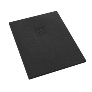 Brodzik PROTOS BLACK STONE 80x100 czarny 100x80 czarny Schedpol Schedline 3SP.P1P-80100/C/ST-M1/C/ST