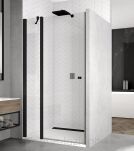 Sanswiss Drzwi do wnęki SOLINO BLACK SOL13 czarne 75 SOL1307500607 - 2