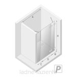 NEW TRENDY Drzwi prysznicowe EVENTA 170x200  PRAWE 8mm EXK-4467 - 9