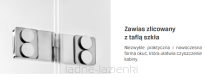 NEW TRENDY Drzwi prysznicowe EVENTA 170x200  PRAWE 8mm EXK-4467 - 5