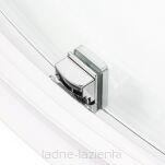 Drzwi prysznicowe NEW CORRINA 160 srebrne (157-161) New trendy D-0185A - 5