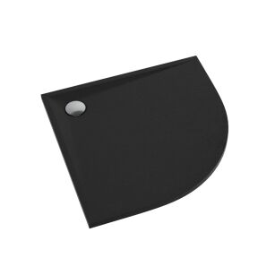 Brodzik półokrągły LIBRA BLACK STONE 80x80x3 Schedpol Schedline 3SP.L1O-8080/C/ST
