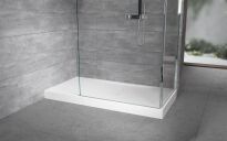 NOVELLINI Brodzik CUSTOM 180x90  czarny 90x180 z obudową  z odpływem CU180901128  - 2