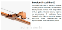Miedziana Kabina prysznicowa AVEXA COPPER BRUSHED 120x120 prawa NEW TRENDY EXK-3604 - 7
