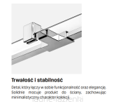 NEW TRENDY Kabina prysznicowa AVEXA  100x80 prawe EXK-1482 - 8