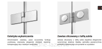 NEW TRENDY Kabina prysznicowa AVEXA  100x80 prawe EXK-1482 - 9