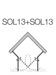 Kabina prysznicowa SOLINO Black SOL13+SOL13 80x100 czarna 100x80 Sanswiss SOL1308000607+SOL1310000607 - 4