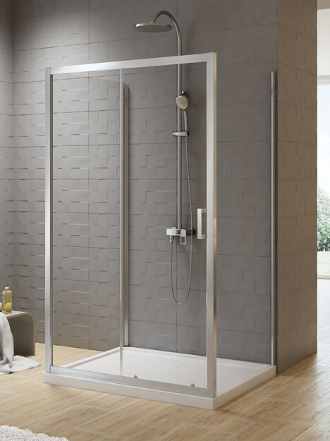 NEW TRENDY Kabina przyścienna trójścienna NEW VARIA 120x90 h190 K-0513