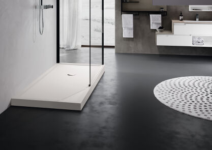 NOVELLINI Brodzik OLYMPIC PLUS 120X70x12,5  biały  z obudową i syfonem OL1207011-30