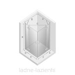 NEW TRENDY Kabina REFLEXA 80x100x200  dwudrzwiowa EXK-1236/EXK-1243 (EXK-5164) - 7