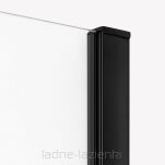 New trendy drzwi prysznicowe PRIME BLACK 120 L CZARNE D-0320A - 3