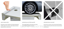 Brodzik NonLimits BLACK STONE 100x140 czarny Schedpol Schedline 3ST.N1P-100140/C/ST-M1/C/ST - 2