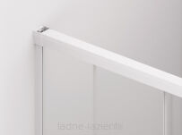 Sanswiss drzwi prysznicowe CADURA WHITE  130 Lewe białe  CAS2G1300907 - 5