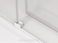 Sanswiss drzwi prysznicowe CADURA WHITE  130 Lewe białe  CAS2G1300907 - 3