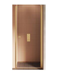 Drzwi prysznicowe złote szczotkowane 70 NEW SOLEO Gold BRUSHED New Trendy D-0739A