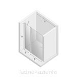 NEW TRENDY Drzwi prysznicowe SOLEO LIGHT GOLD 90X195 D-0482A - 6