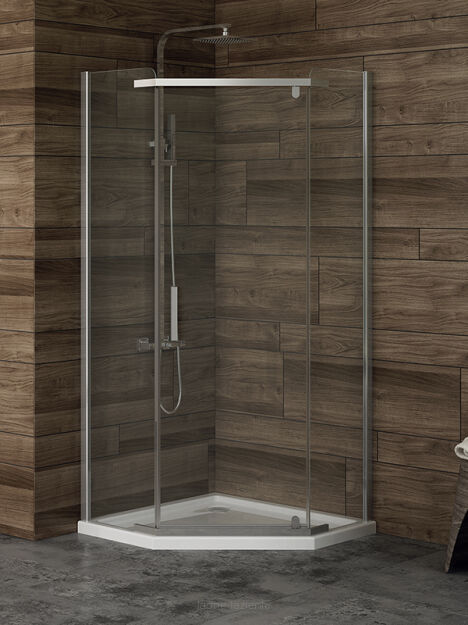 NEW TRENDY Kabina pięciokątna NEW KOMFORT 80x80 K-0803