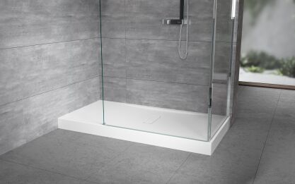 NOVELLINI Brodzik CUSTOM  120x70    70x120 na nóżkach 12cm  z odpływem NOVELLINI CU120701130