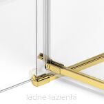 NEW TRENDY Kabina prysznicowa AVEXA GOLD SHINE 110x100 złota połysk EXK-1865 - 8