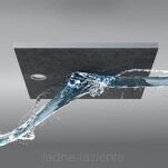 Brodzik PROTOS BLACK STONE 80x80 czarny Schedpol Schedline 3SP.P2K-8080/C/ST-M1/C/ST - 8