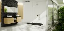 Brodzik PROTOS BLACK STONE 80x80 czarny Schedpol Schedline 3SP.P2K-8080/C/ST-M1/C/ST - 2