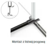 Grafitowa Kabina prysznicowa 80x70 AVEXA GUNMETAL BRUSHED prawa NEW TRENDY EXK-3348 - 4