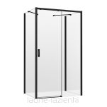 New trendy Kabina prysznicowa 100x1000 P CZARNA PRIME BLACK trójścienna K-0939 - 3
