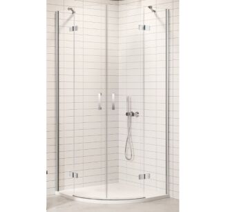 Kabina prysznicowa NESTA CHROME 90x90 półokrągłą  K-3682 NEW TRENDY