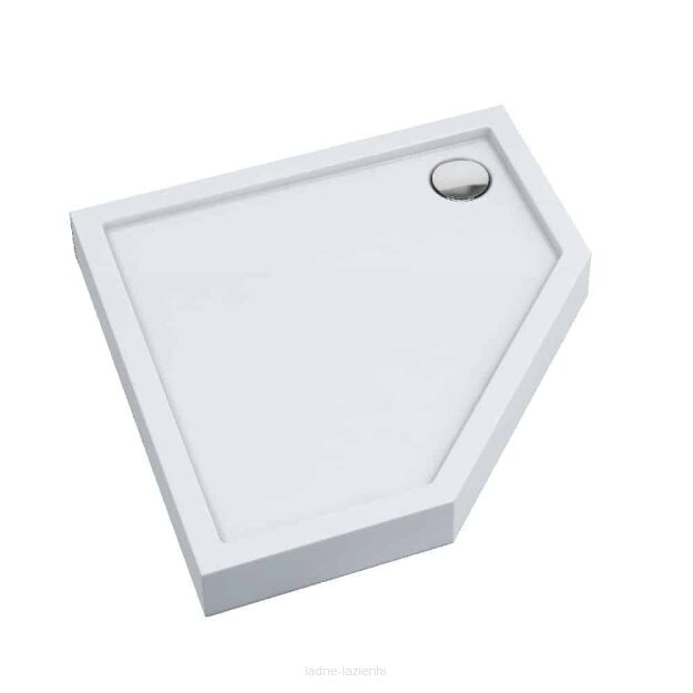 Brodzik CAMERON 80x80 h12 pięciokątny Schedpol Schedline 3ST.C1PK-8080
