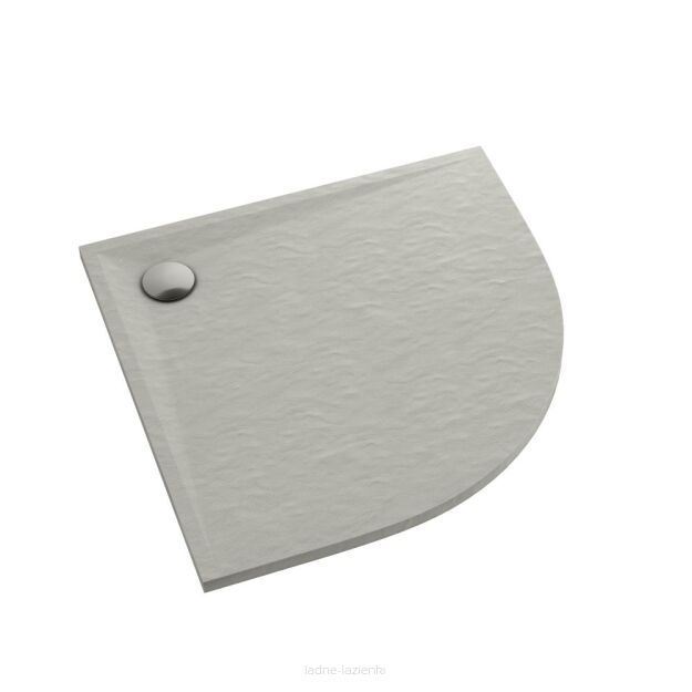 Brodzik LIBRA CEMENT STONE 90x90x3 półokrągły Schedpol Schedline 3SP.L1O-9090/CT/ST