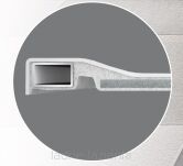 NOVELLINI Brodzik CUSTOM z możliwością docinania 140x90 CZARNY 90x140 z odpływem CU14090428 - 2