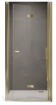 NEW TRENDY Złote drzwi prysznicowe NEW SOLEO LIGHT GOLD 90X195 prawe WNĘKOWE, SKŁADANE D-0465A - 16