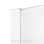 Białe Drzwi prysznicowe PRIME WHITE 150 L (147,7-151,7) New trendy D-0410A - 3