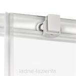 Białe Drzwi prysznicowe PRIME WHITE 150 L (147,7-151,7) New trendy D-0410A - 4