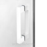 Białe Drzwi prysznicowe PRIME WHITE 150 L (147,7-151,7) New trendy D-0410A - 8