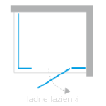Kabina prysznicowa REFLEXA 110x100 prawa EXK-5097 (EXK-1231) New Trendy - 11