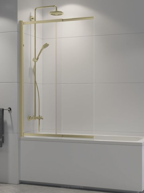 ZŁOTY Parawan rozsuwany nawannowy SENSI LIGHT GOLD 100x150 przesuwno-składany NEW TRENDY P-0102