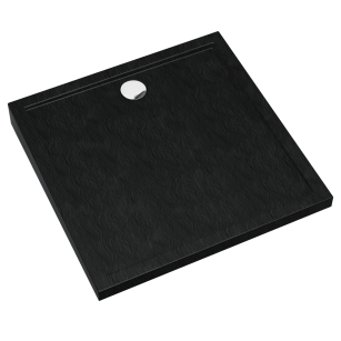 Schedpol brodzik SHARPER BLACK STONE 90x90x4,5 Schedline 3S.S2K-9090/C/ST