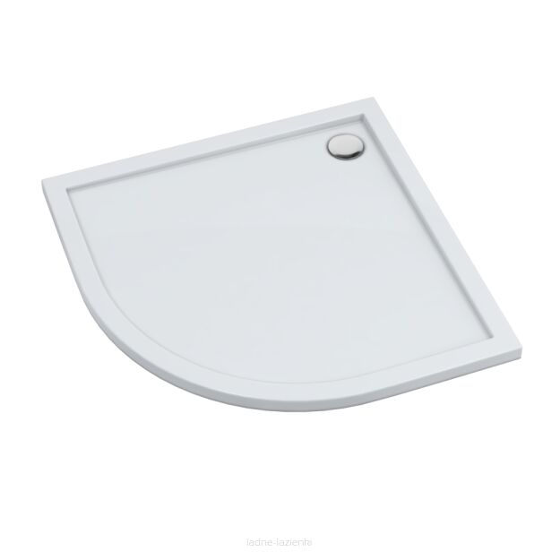 Brodzik ESTIMA 80x80 wys4,5 półokrągły kompozytowy Schedline  3SP.E2O-8080