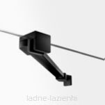 Kabina prysznicowa KALIBRA BLACK 90x80 prawa czarna K-5066 NEW TRENDY - 7