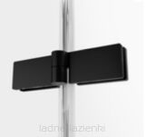 Kabina prysznicowa KALIBRA BLACK 90x80 prawa czarna K-5066 NEW TRENDY - 5