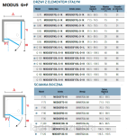 Novellini Kabina prysznicowa Modus G+F 85x120 MODULGF85L-S-1K + MODULF120-1K PROMOCJA - 5