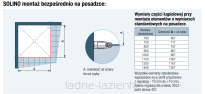 Sanswiss Kabina prysznicowa SOLINO SOLF1+SOLT 75x75 prawa składane-łamane SOLF1D0755007+SOLT107505007 - 6