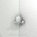 Parawan nawannowy EVENTA BLACK CHROME 100x150 8mm w połysku czarny EXK-5692 - 2