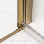 NEW TRENDY kabina prysznicowa NEW SOLEO GOLD BRUSHED 80x100  L/P K-4197 - 5