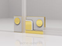Sanswiss drzwi prysznicowe CADURA GOLD  140 CA31C Lewe złote  CA31CG1401207 - 9