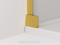 Sanswiss drzwi prysznicowe CADURA GOLD  140 CA31C Lewe złote  CA31CG1401207 - 4