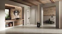 Kabina prysznicowa NESTA GUNMETAL BRUSHED 100x110 lewa K-4712 NEW TRENDY - 11