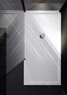 NOVELLINI Brodzik OLYMPIC PLUS 180X80x12,5  biały  z obudową i syfonem OL1808011-30